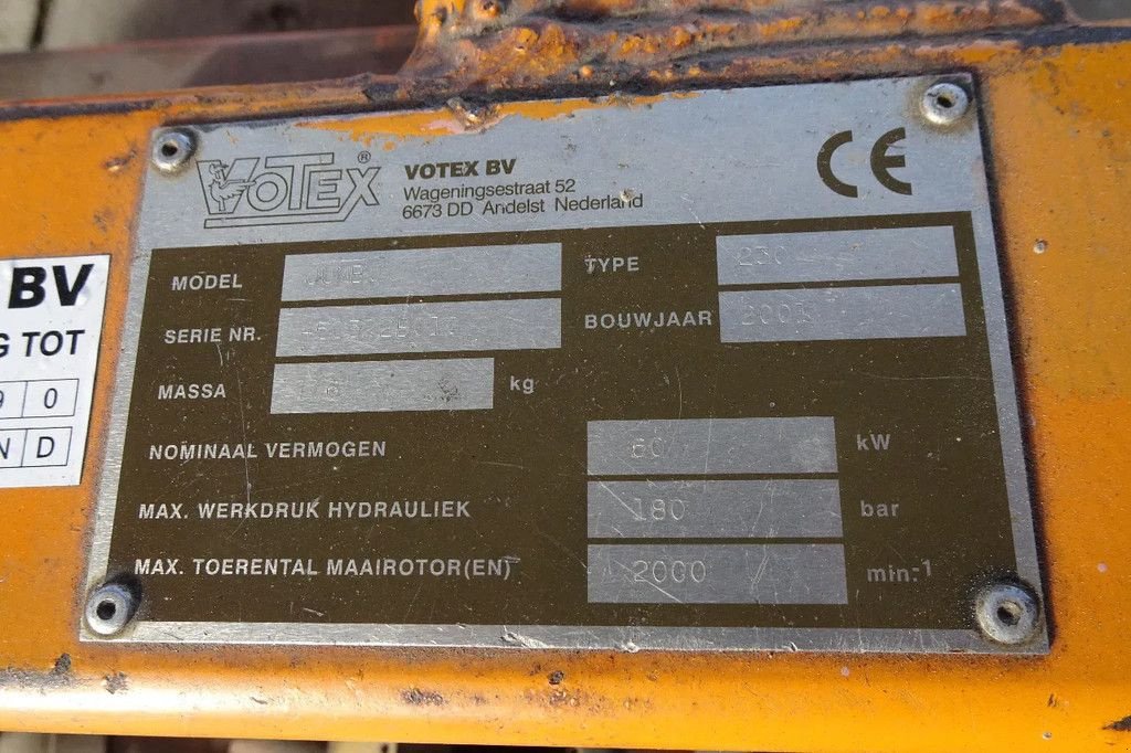 Mähwerk des Typs Votex Verstekklepelmaaier type 230, Gebrauchtmaschine in Losdorp (Bild 7)