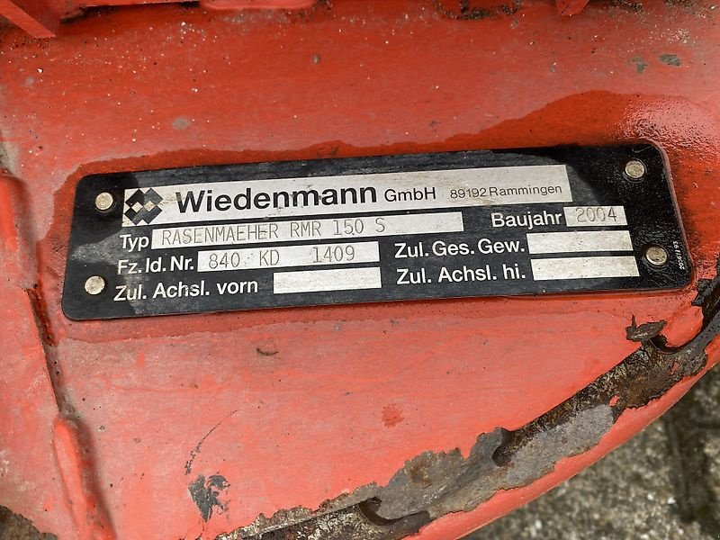 Mähwerk del tipo Wiedenmann RMR 150, Gebrauchtmaschine en Walzbachtal-Jöhlingen (Imagen 3)