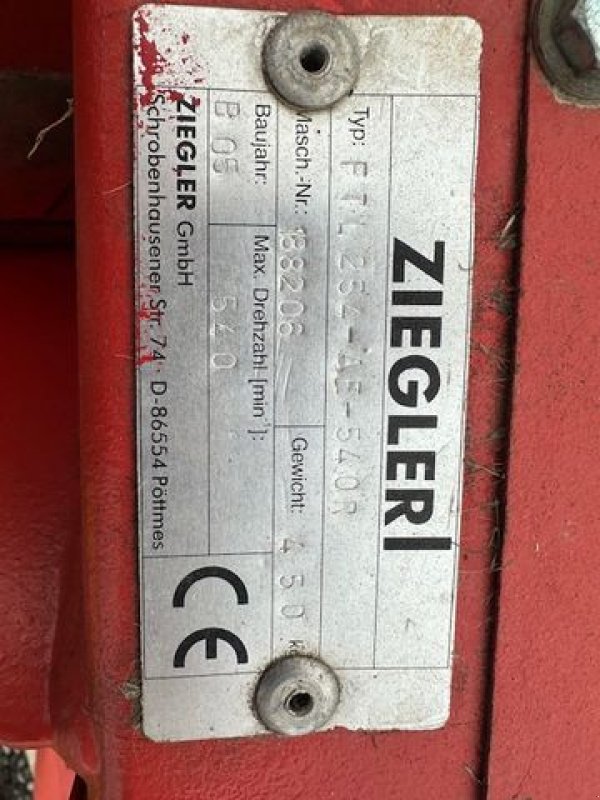 Mähwerk типа Ziegler Frontmähwerk FTL 254 gebraucht, PRIVATVERKAUF, Gebrauchtmaschine в Tamsweg (Фотография 10)