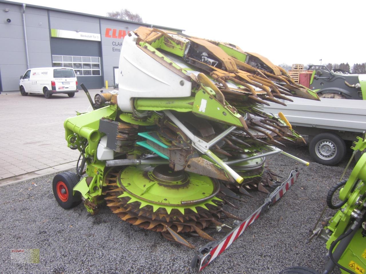 Maisgebiß des Typs CLAAS ORBIS 750 AC AUTO CONTOUR, 10-reiher, für JAGUAR 800 – 900, Gebrauchtmaschine in Molbergen (Bild 1)