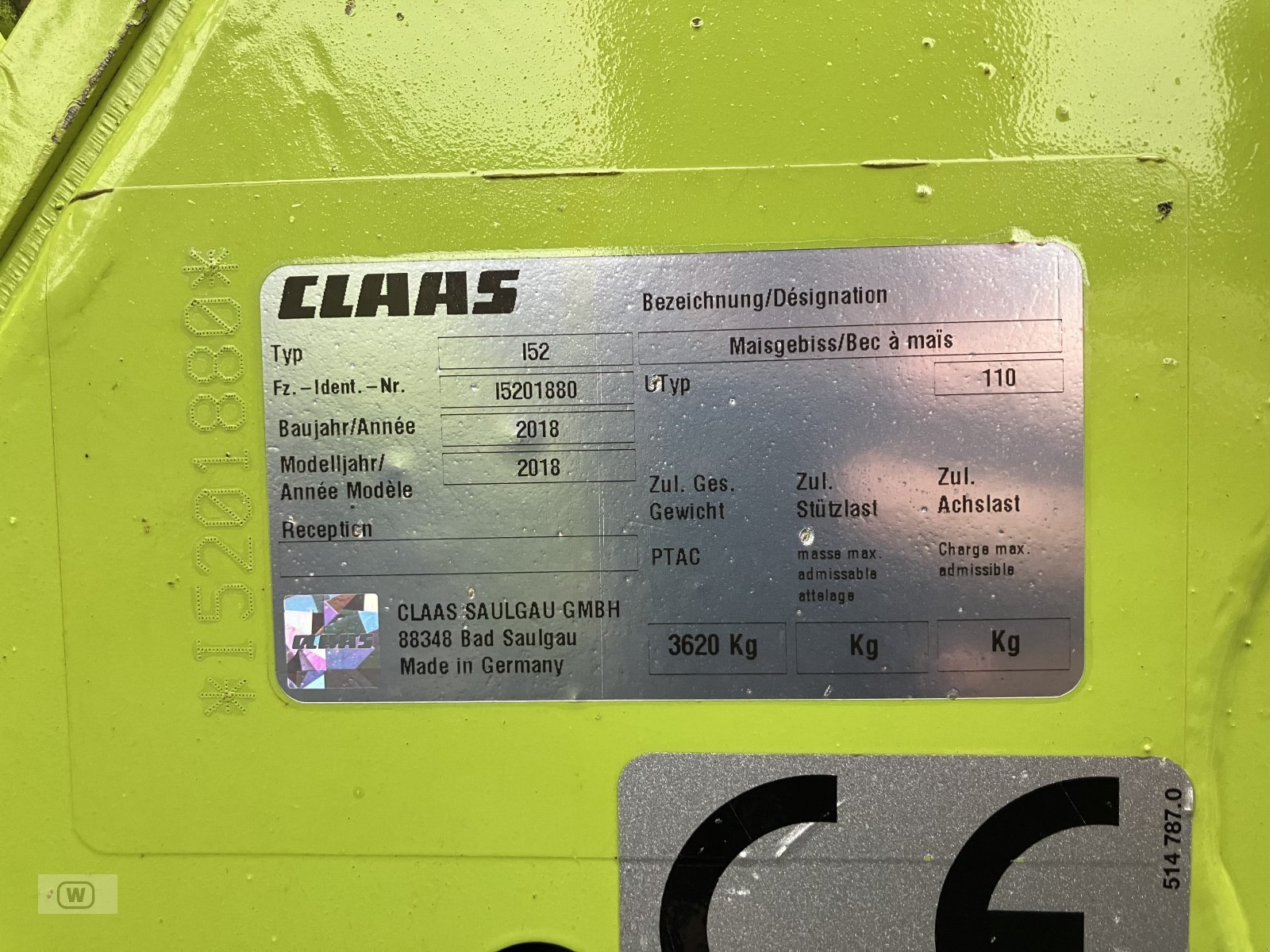 Maisgebiss a típus CLAAS Orbis 750 AC, Gebrauchtmaschine ekkor: Zell an der Pram (Kép 7)