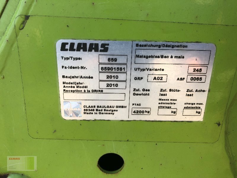 Maisgebiß typu CLAAS ORBIS 750 AC, Gebrauchtmaschine w Bordesholm (Zdjęcie 4)