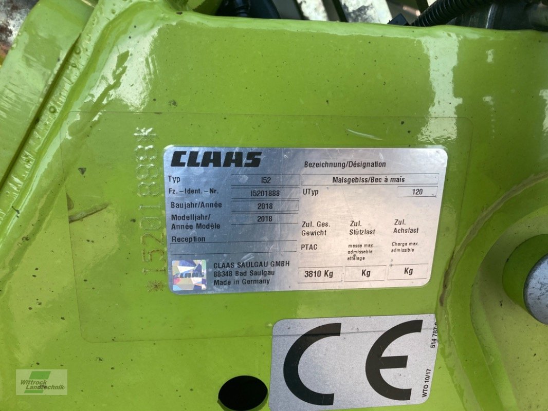 Maisgebiß des Typs CLAAS Orbis 750, Gebrauchtmaschine in Rhede / Brual (Bild 11)