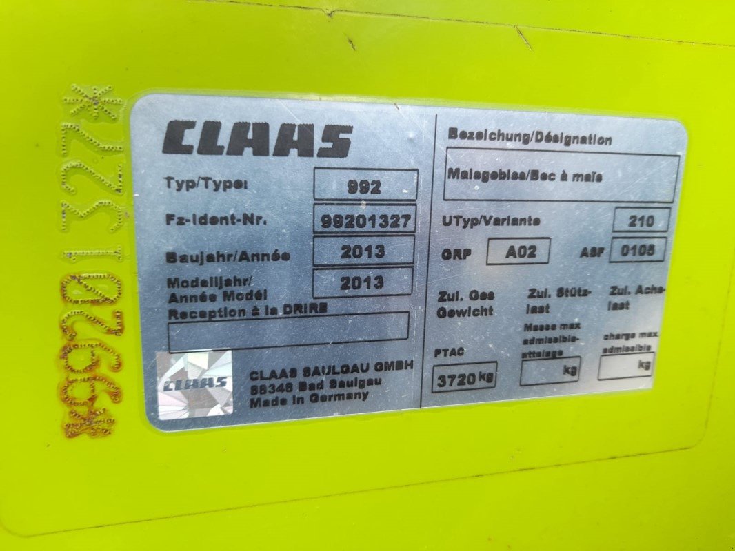 Maisgebiß typu CLAAS ORBIS 900 AC TS Pro, Gebrauchtmaschine w Liebenwalde (Zdjęcie 15)