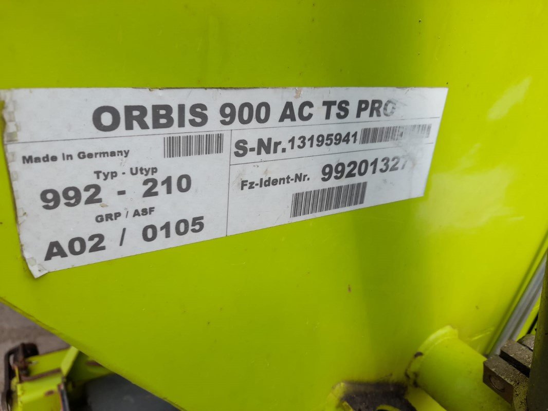 Maisgebiß tipa CLAAS ORBIS 900 AC TS Pro, Gebrauchtmaschine u Liebenwalde (Slika 24)