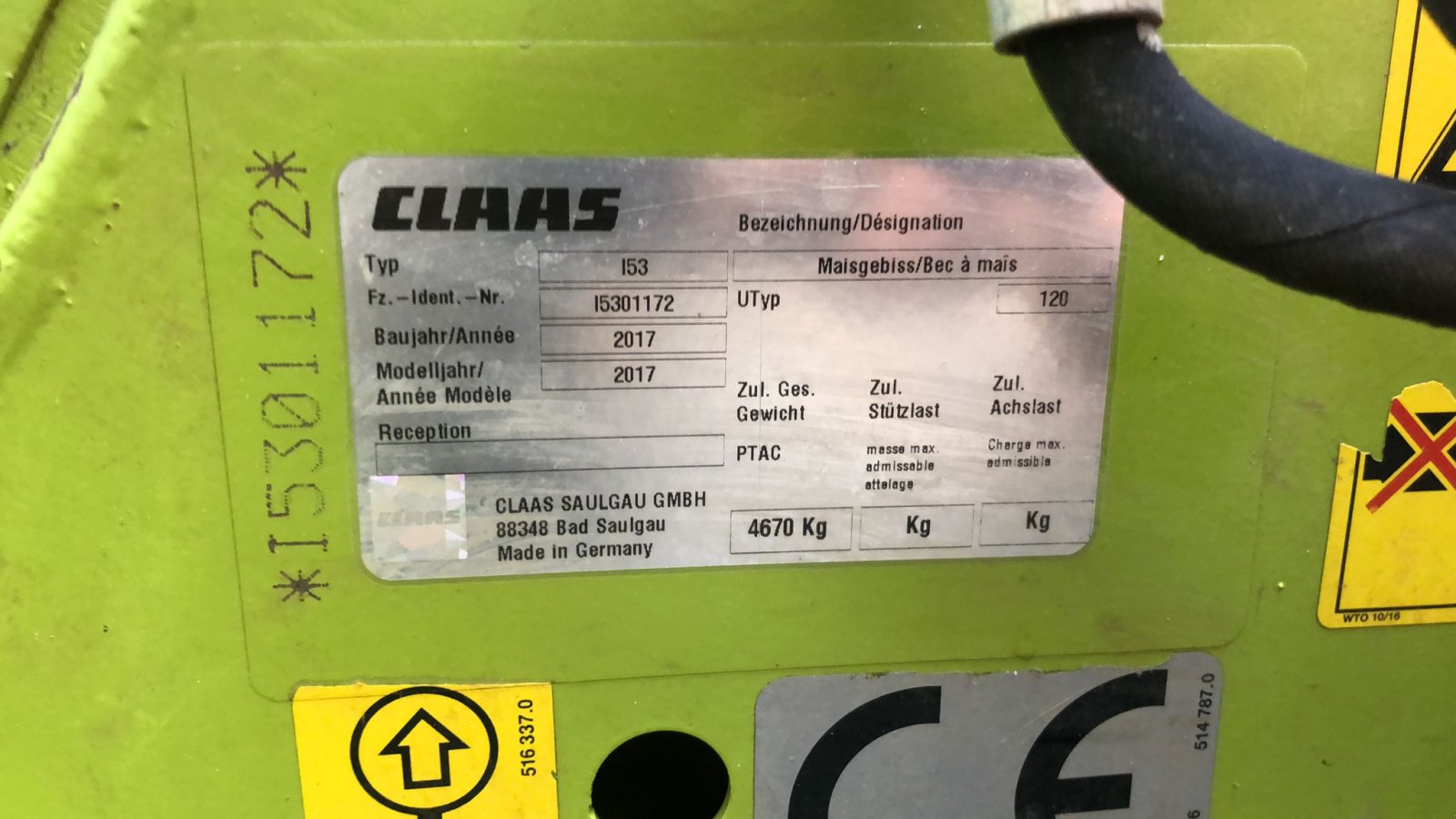 Maisgebiß του τύπου CLAAS Orbis 900, Gebrauchtmaschine σε Treuchtlingen (Φωτογραφία 11)