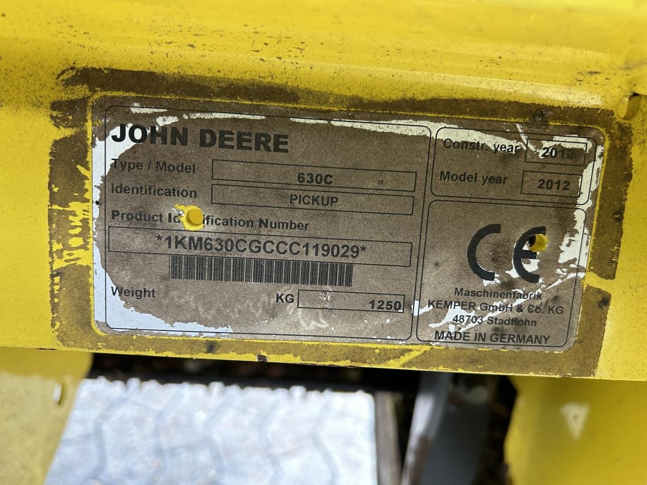 Maisgebiß des Typs John Deere 7500, Gebrauchtmaschine in Bramming (Bild 7)