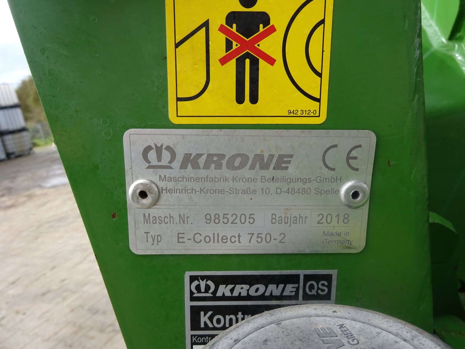 Maisgebiß tip Krone Easy Collect 750-2, Gebrauchtmaschine in Tuntenhausen (Poză 10)