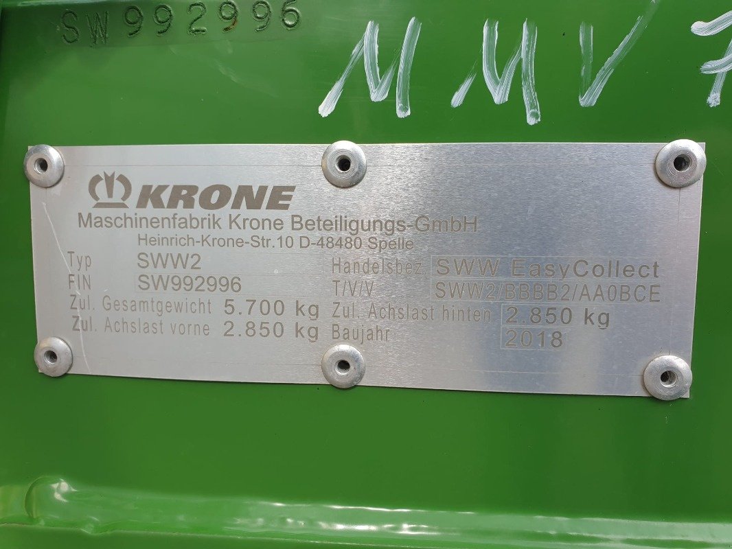 Maisgebiß του τύπου Krone EasyCollect 1050, Gebrauchtmaschine σε Sittensen (Φωτογραφία 10)