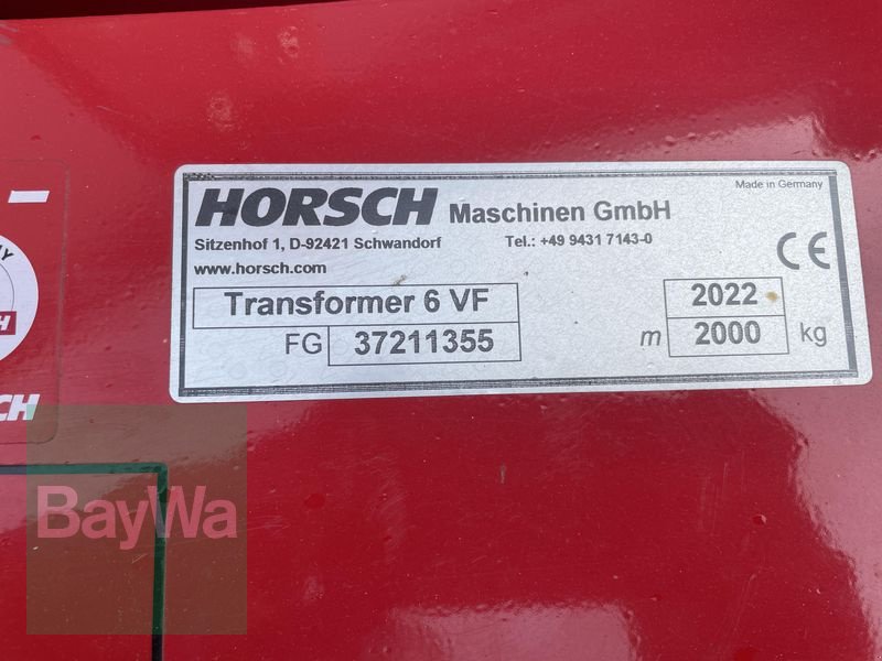 Maishackgerät typu Horsch TRANSFORMER 6 VF, Gebrauchtmaschine w Bamberg (Zdjęcie 14)