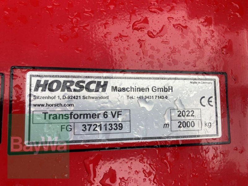 Maishackgerät typu Horsch TRANSFORMER 6 VF, Vorführmaschine w Lupburg (Zdjęcie 5)