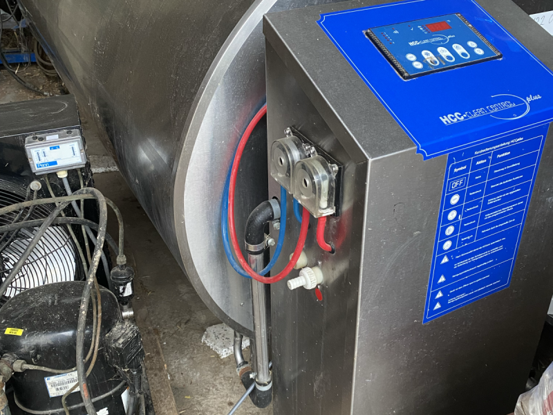 Milchkühltank Türe ait Alfa Laval Milchkühltank, Gebrauchtmaschine içinde Kollnburg (resim 1)