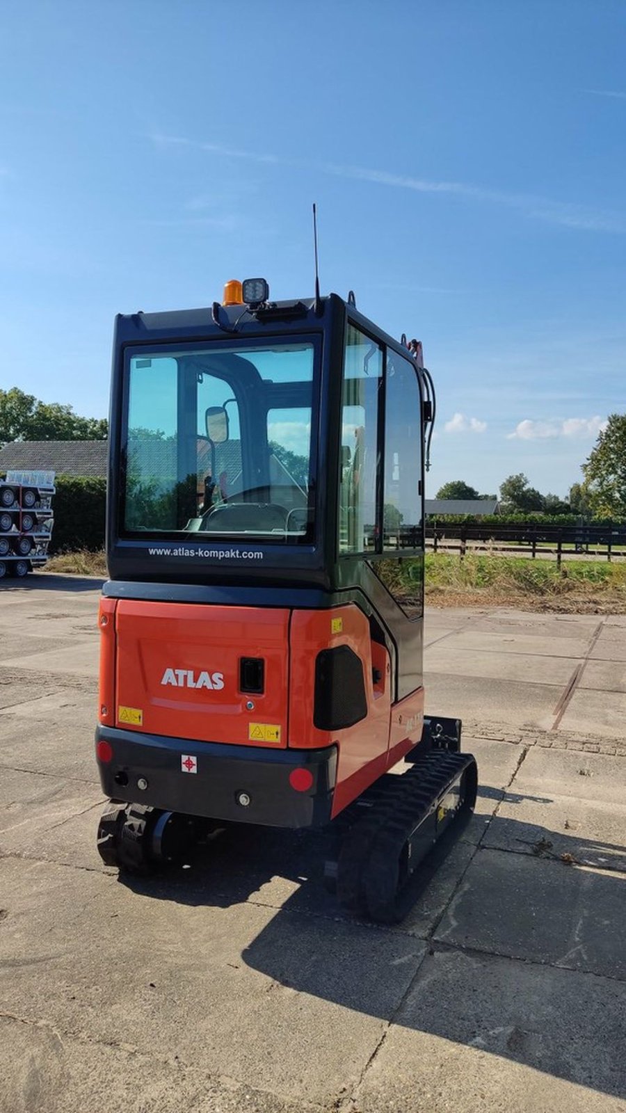 Minibagger Türe ait Atlas AC17UF, Neumaschine içinde Oldebroek (resim 7)