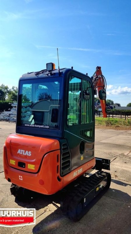 Minibagger Türe ait Atlas AC20F, Neumaschine içinde Oldebroek (resim 4)