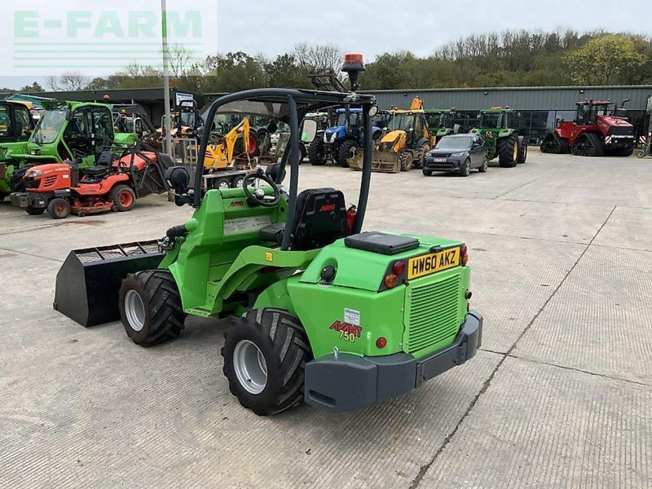 Minibagger van het type Avant 750 wheeled telescopic loading shovel (st20943), Gebrauchtmaschine in SHAFTESBURY (Foto 3)