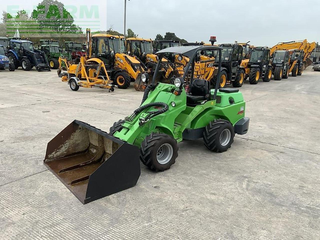 Minibagger Türe ait Avant 750 wheeled telescopic loading shovel (st20943), Gebrauchtmaschine içinde SHAFTESBURY (resim 10)