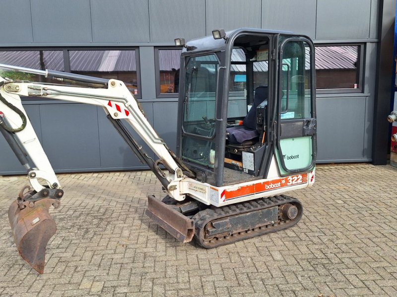 Minibagger tipa Bobcat 322, Gebrauchtmaschine u Dronten