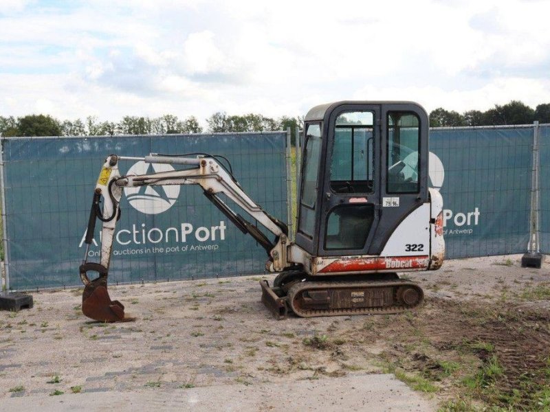 Minibagger du type Bobcat 322, Gebrauchtmaschine en Antwerpen (Photo 1)