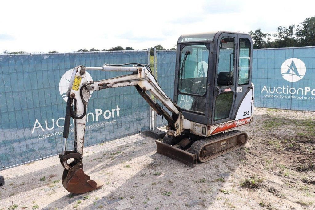 Minibagger tipa Bobcat 322, Gebrauchtmaschine u Antwerpen (Slika 9)