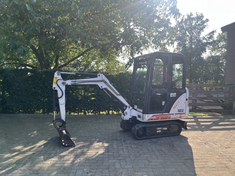 Minibagger van het type Bobcat 322, Gebrauchtmaschine in Buggenum