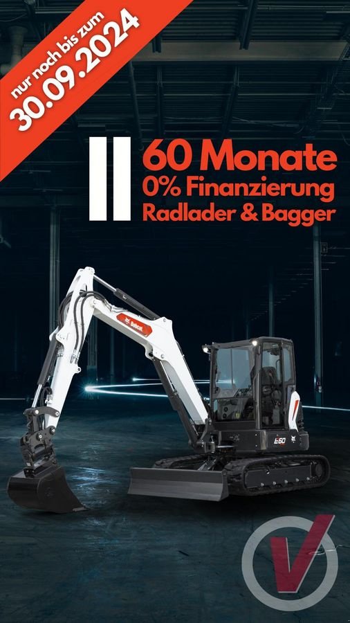 Minibagger Türe ait Bobcat Bobcat E55z, Neumaschine içinde Wallern (resim 4)