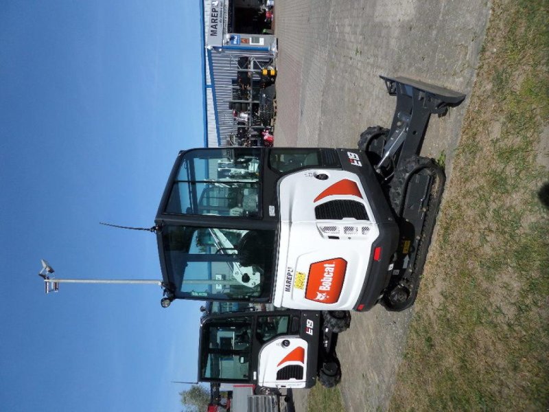 Minibagger of the type Bobcat E 19, Neumaschine in Neubukow