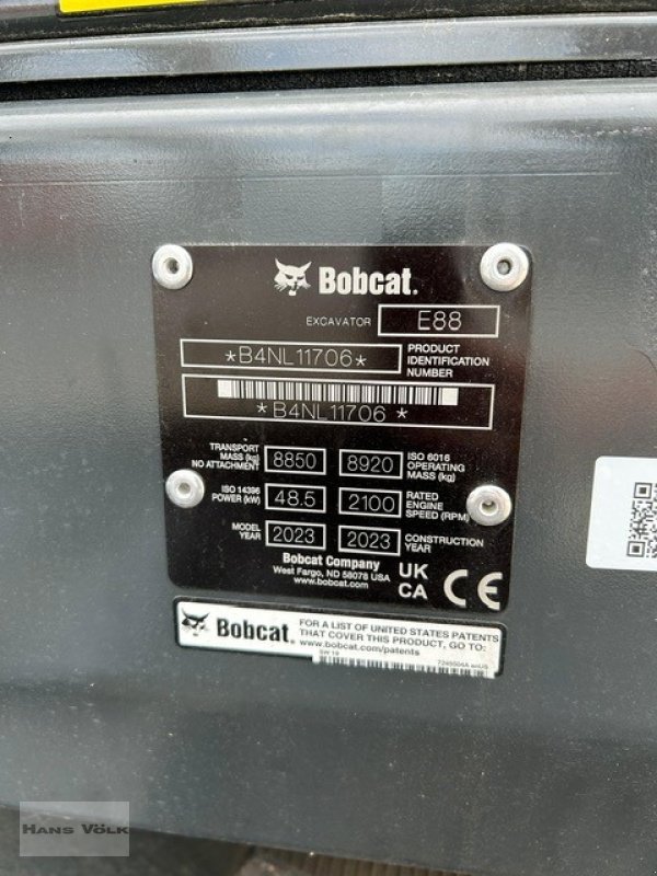 Minibagger του τύπου Bobcat E 88, Neumaschine σε Eching (Φωτογραφία 12)