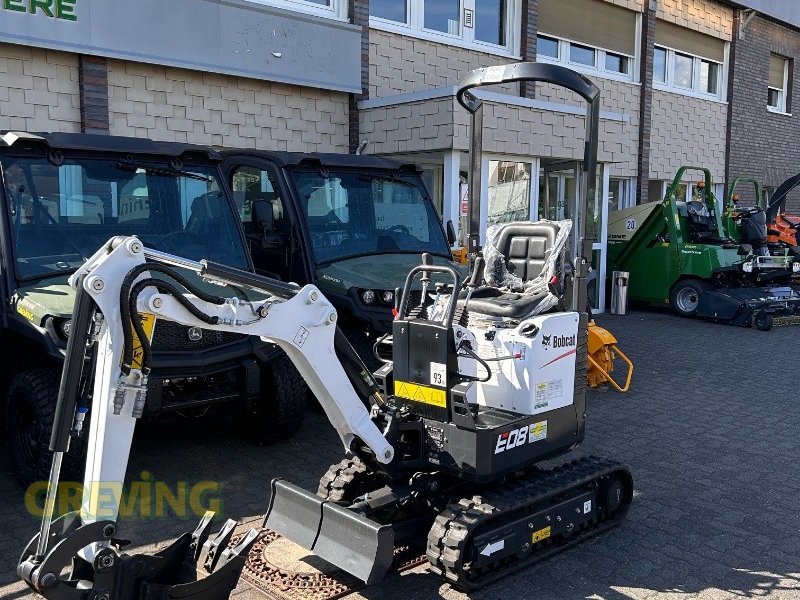 Minibagger of the type Bobcat E08 AKTION, Neumaschine in Wesseling-Berzdorf (Picture 1)