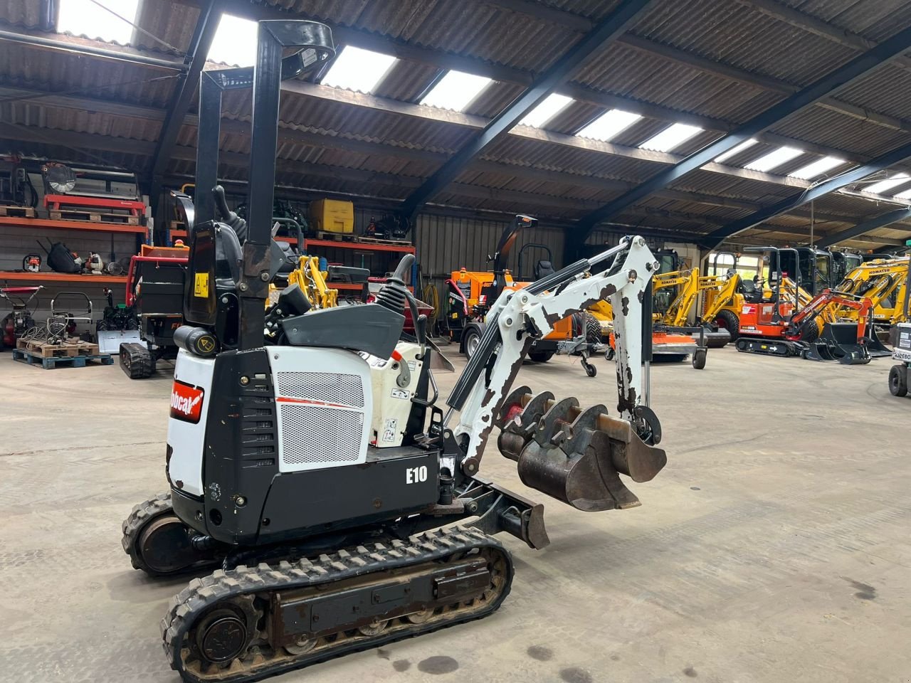 Minibagger del tipo Bobcat E10, Gebrauchtmaschine en Nijeveen (Imagen 4)