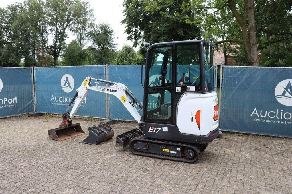 Minibagger des Typs Bobcat E17, Gebrauchtmaschine in Antwerpen (Bild 3)