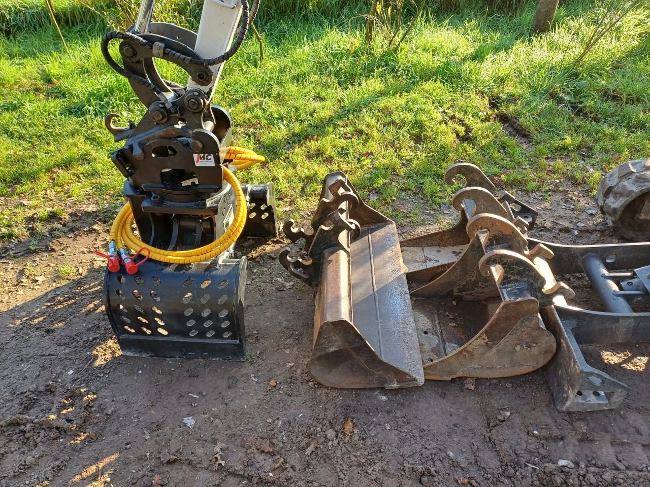 Minibagger типа Bobcat E19, Gebrauchtmaschine в Terschuur (Фотография 5)