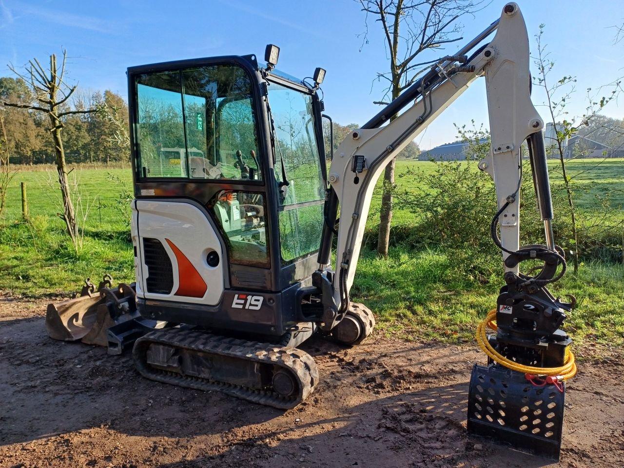 Minibagger типа Bobcat E19, Gebrauchtmaschine в Terschuur (Фотография 4)