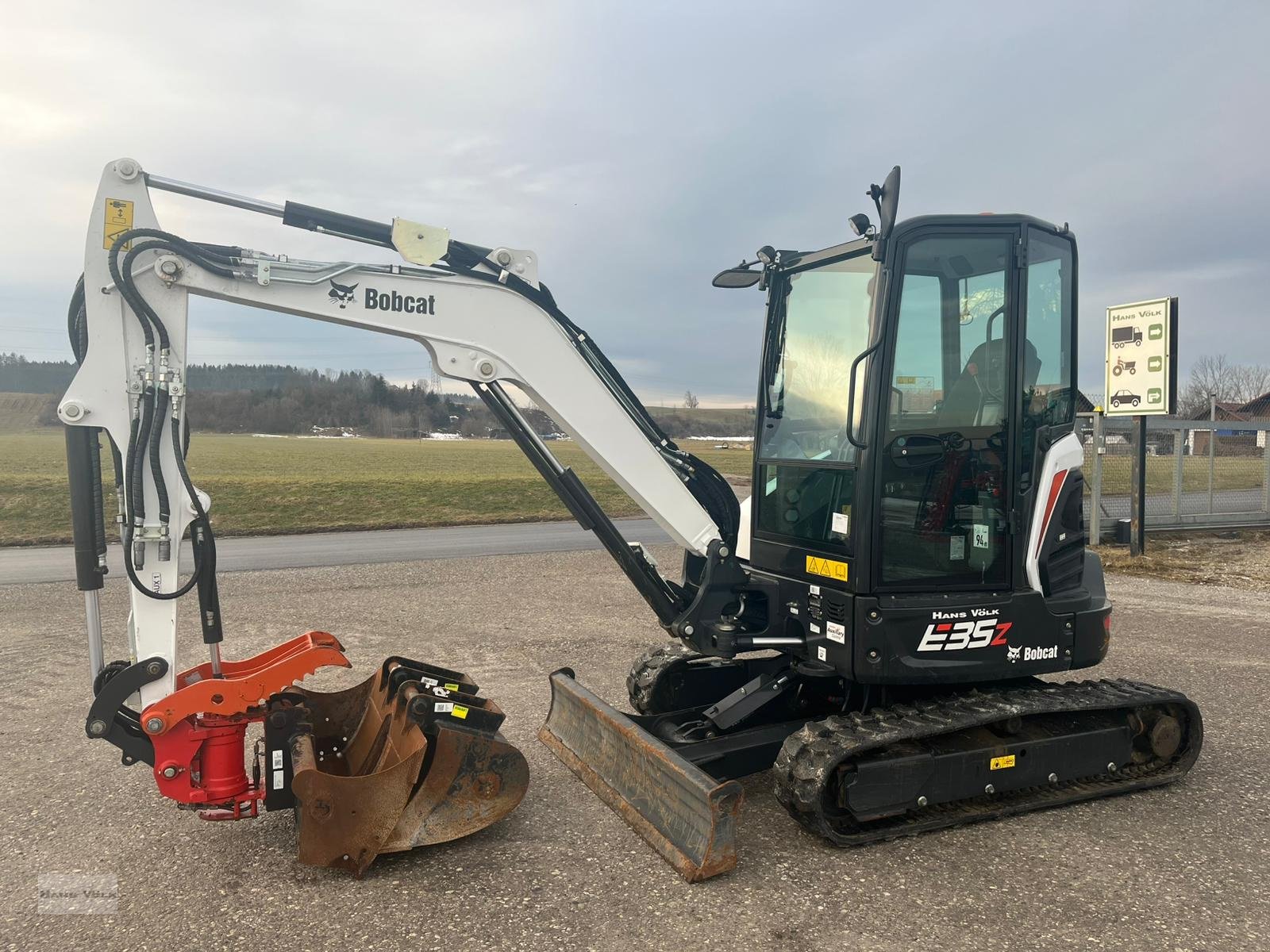 Minibagger tipa Bobcat E35z, Neumaschine u Antdorf (Slika 10)