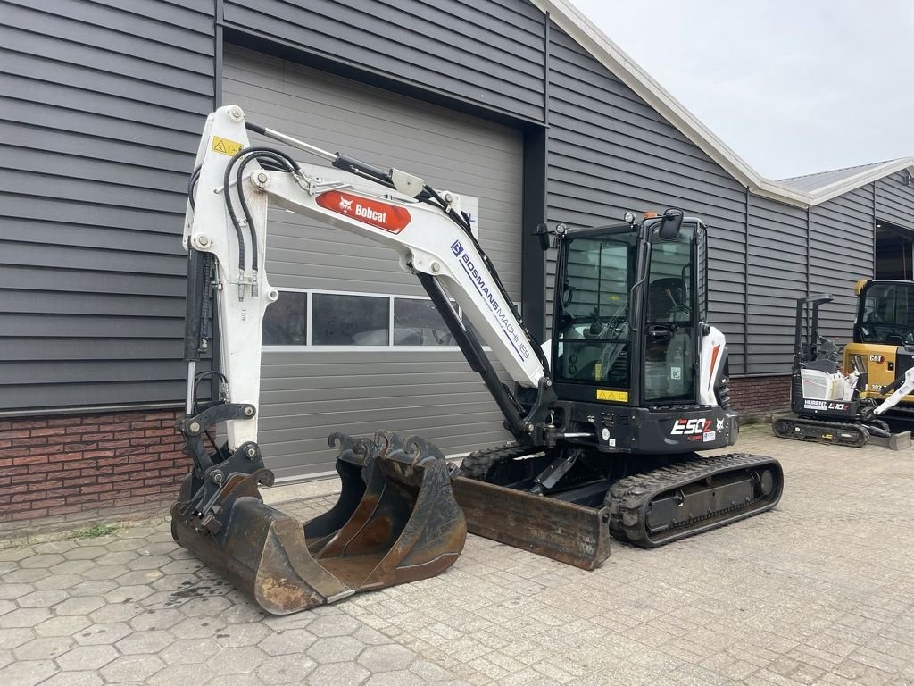 Minibagger van het type Bobcat E50 z minigraver BJ 2023 sloop / sorteer AIRCO, Gebrauchtmaschine in Neer (Foto 3)