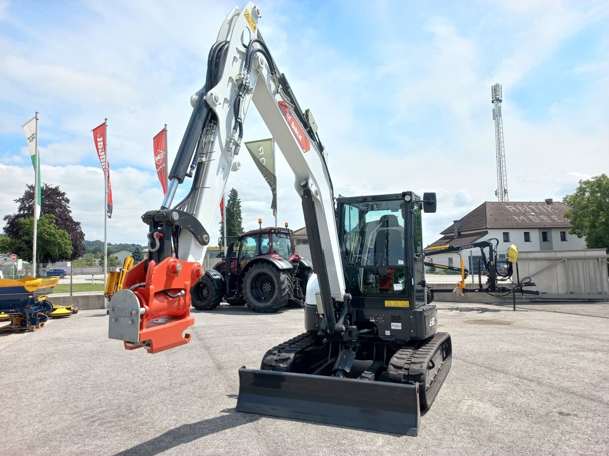 Minibagger za tip Bobcat E60 mit Powertilt, Gebrauchtmaschine u Saxen (Slika 9)