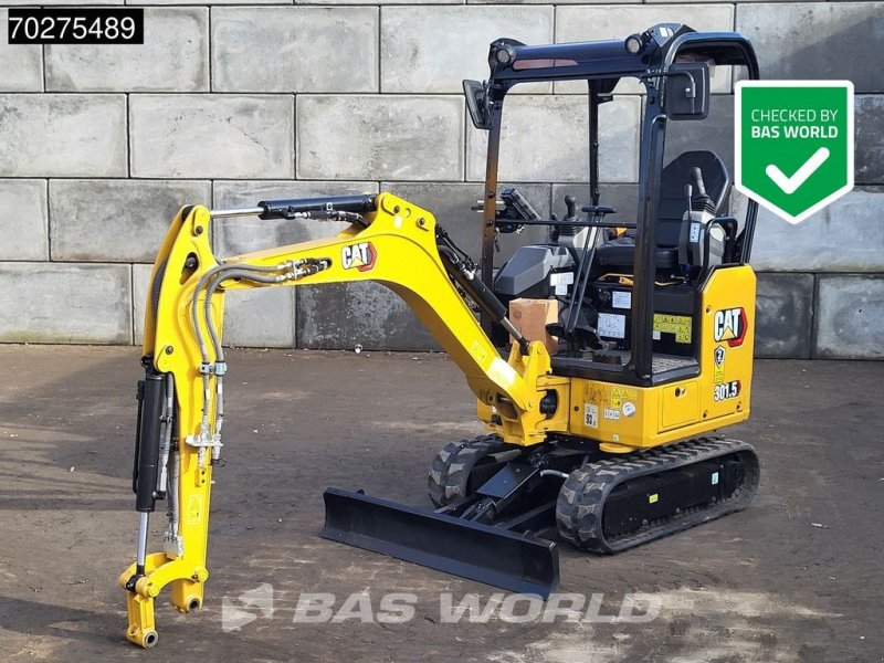 Minibagger typu Caterpillar 301.5 FACTORY WARRANTY, Neumaschine w Veghel (Zdjęcie 1)