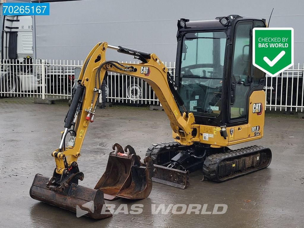 Minibagger des Typs Caterpillar 301.8 3 BUCKETS - DUTCH MACHINE, Gebrauchtmaschine in Veghel (Bild 1)