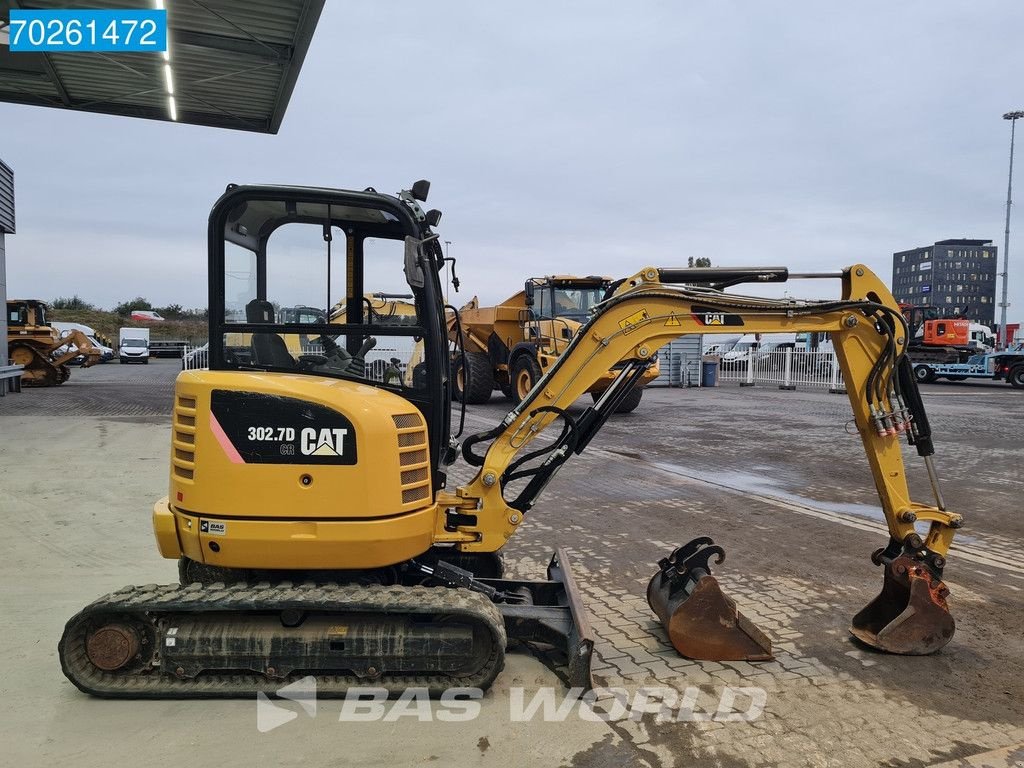 Minibagger tip Caterpillar 302.7 D CR GERMAN DEALER MACHINE, Gebrauchtmaschine in Veghel (Poză 8)