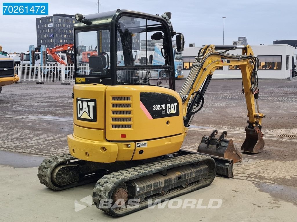 Minibagger van het type Caterpillar 302.7 D CR GERMAN DEALER MACHINE, Gebrauchtmaschine in Veghel (Foto 9)