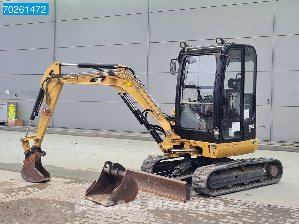 Minibagger Türe ait Caterpillar 302.7 D CR GERMAN DEALER MACHINE, Gebrauchtmaschine içinde Veghel (resim 2)