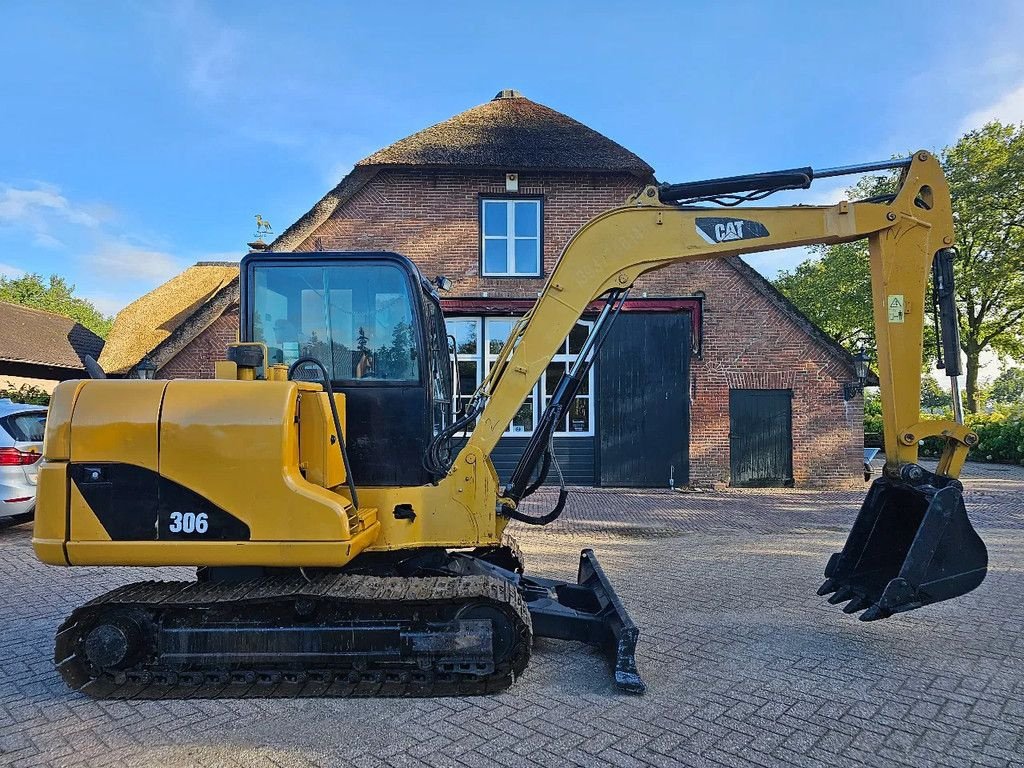 Minibagger van het type Caterpillar 306 6 tons minigraver rupskraan 4200 uur 2010, Gebrauchtmaschine in Scherpenzeel (Foto 1)