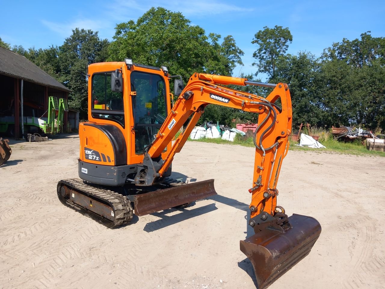 Minibagger typu Doosan 27, Gebrauchtmaschine w Barneveld (Zdjęcie 9)