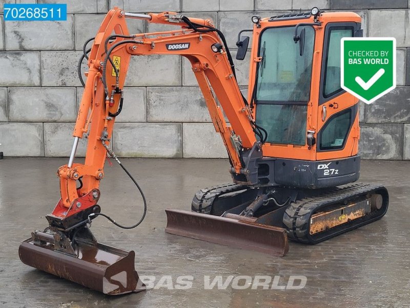 Minibagger tip Doosan DX27 Z, Gebrauchtmaschine in Veghel (Poză 1)