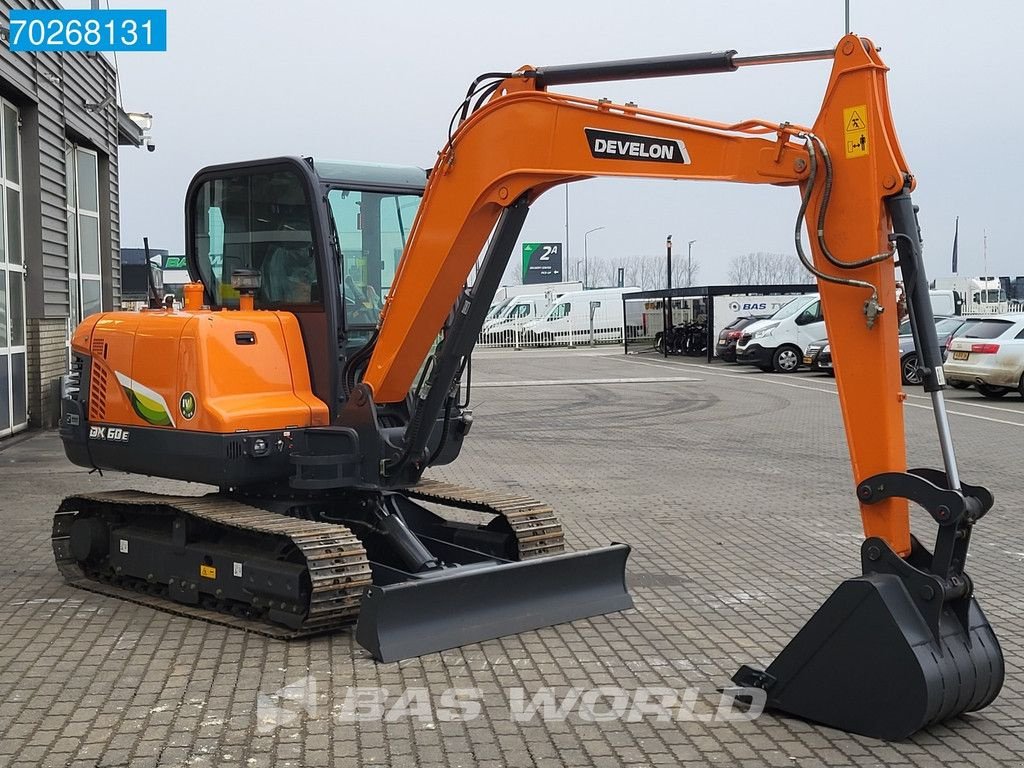 Minibagger типа Doosan DX60 E-10N A/C, Neumaschine в Veghel (Фотография 5)