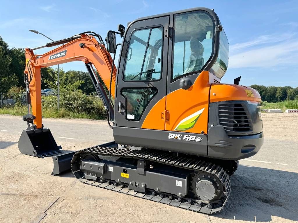 Minibagger des Typs Doosan DX60E-10N - New / Unused / 2024 Model, Neumaschine in Veldhoven (Bild 3)