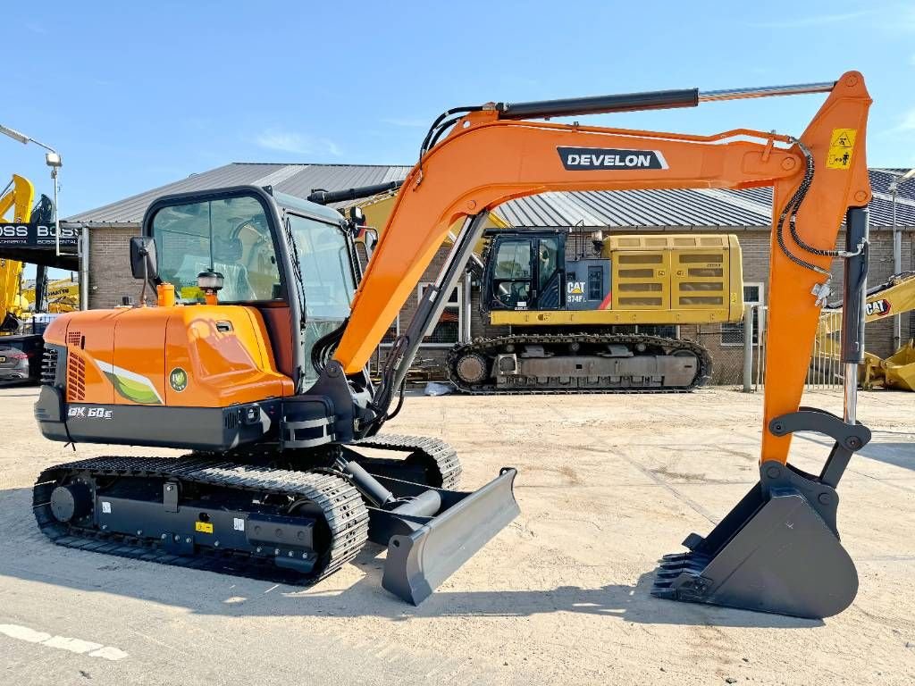 Minibagger typu Doosan DX60E-10N - New / Unused / 2024 Model, Neumaschine w Veldhoven (Zdjęcie 7)