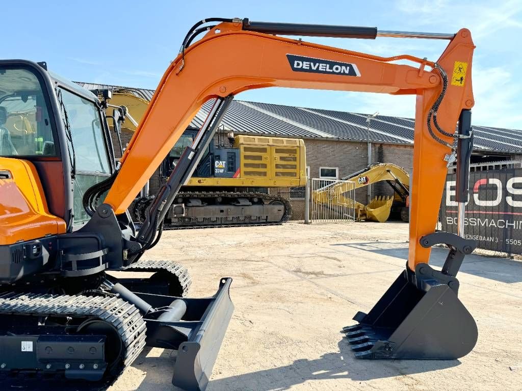 Minibagger des Typs Doosan DX60E-10N - New / Unused / 2024 Model, Neumaschine in Veldhoven (Bild 11)