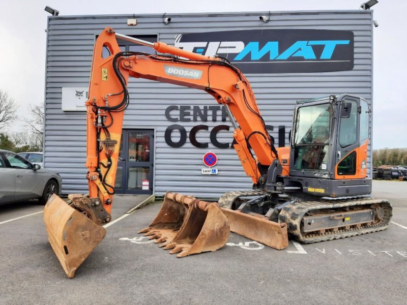 Minibagger des Typs Doosan DX85R-3, Gebrauchtmaschine in GRANDCHAMPS DES FONTAINES