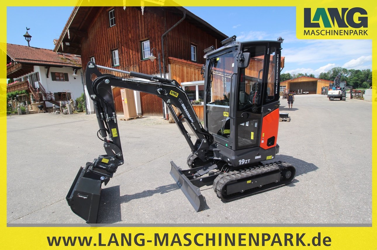 Minibagger typu Eurocomach 19 ZT inkl. Powertilt & Löffelset, Neumaschine w Petting (Zdjęcie 1)