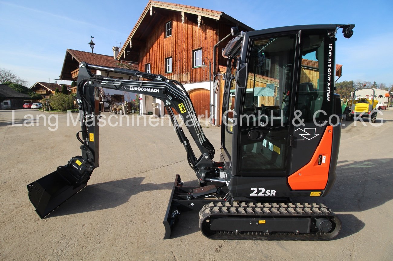 Minibagger typu Eurocomach 22 SR inkl. Powertilt & Löffelset, Neumaschine v Petting (Obrázek 3)